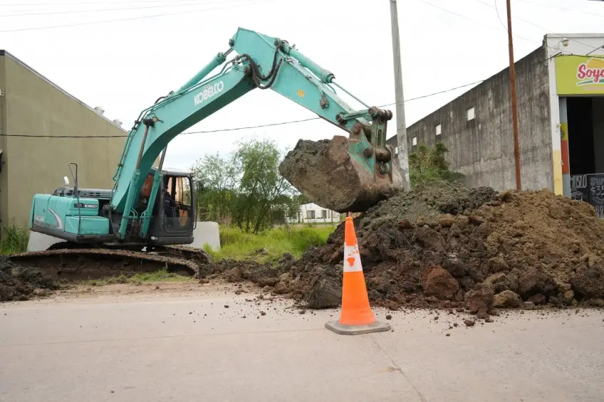 CON NUEVAS OBRAS PLUVIALES, FORTALECEN EL SISTEMA DE ESCURRIMIENTO DEL SAN ANTONIO Y SAN ROQUE